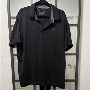 Under Armour Men's Polo Shirt in Black and Gray